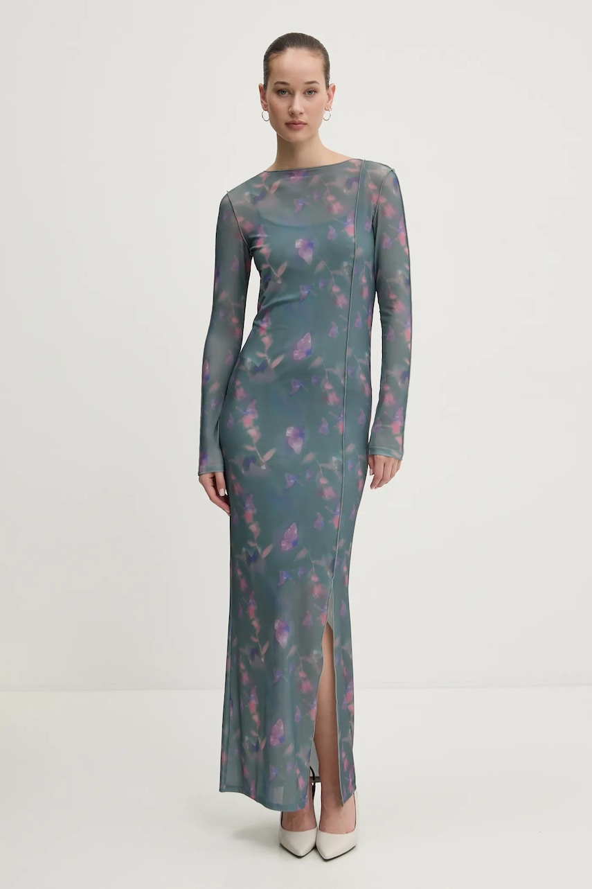 HUGO rochie culoarea verde