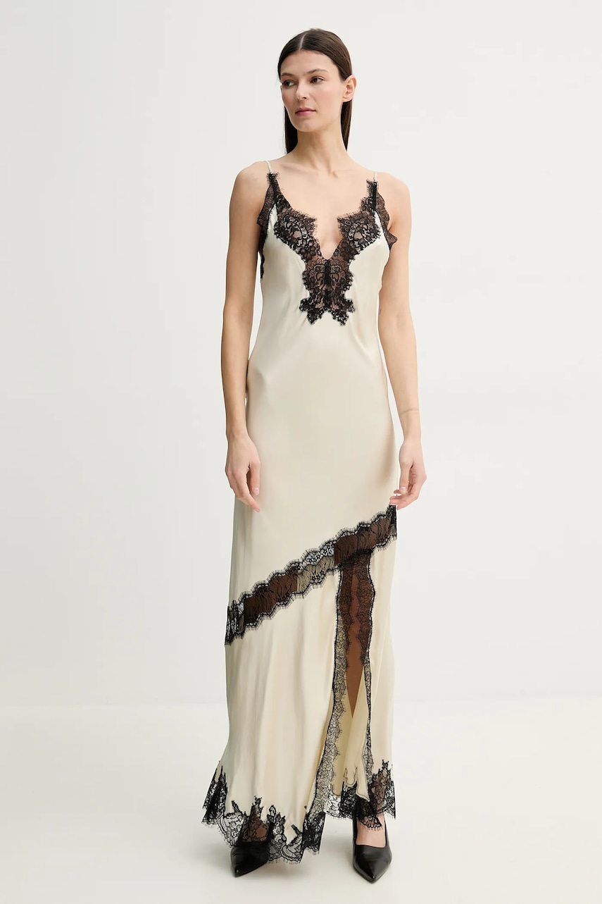 Herskind rochie Nelly culoarea bej