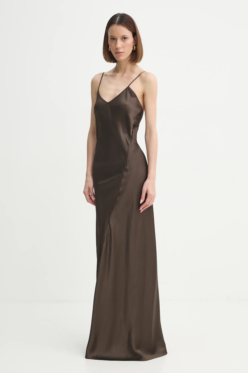 Herskind rochie Renate culoarea verde