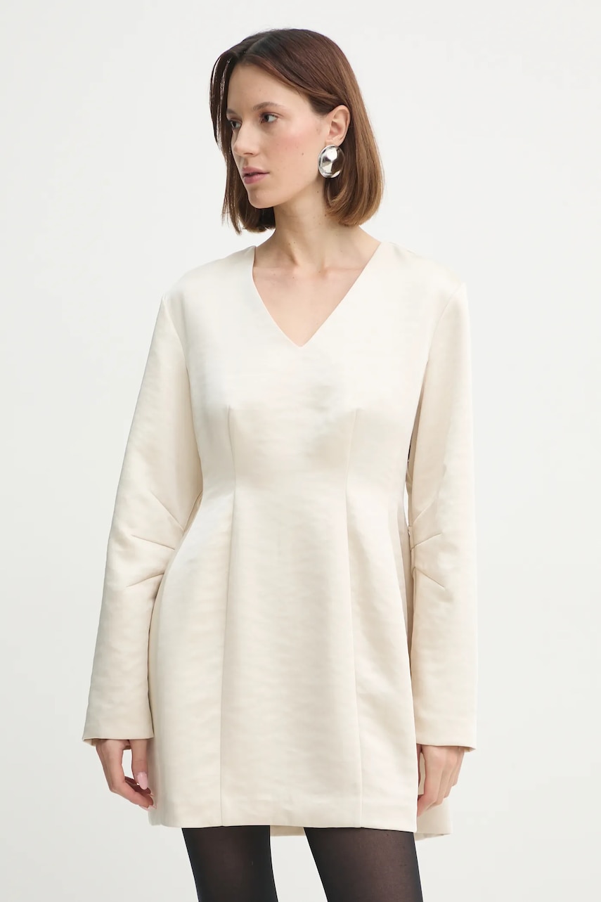 Herskind rochie Yasmin culoarea bej
