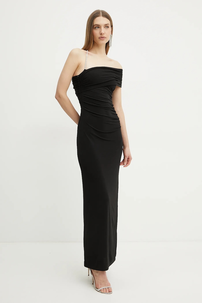Herve Leger rochie Olivia culoarea negru