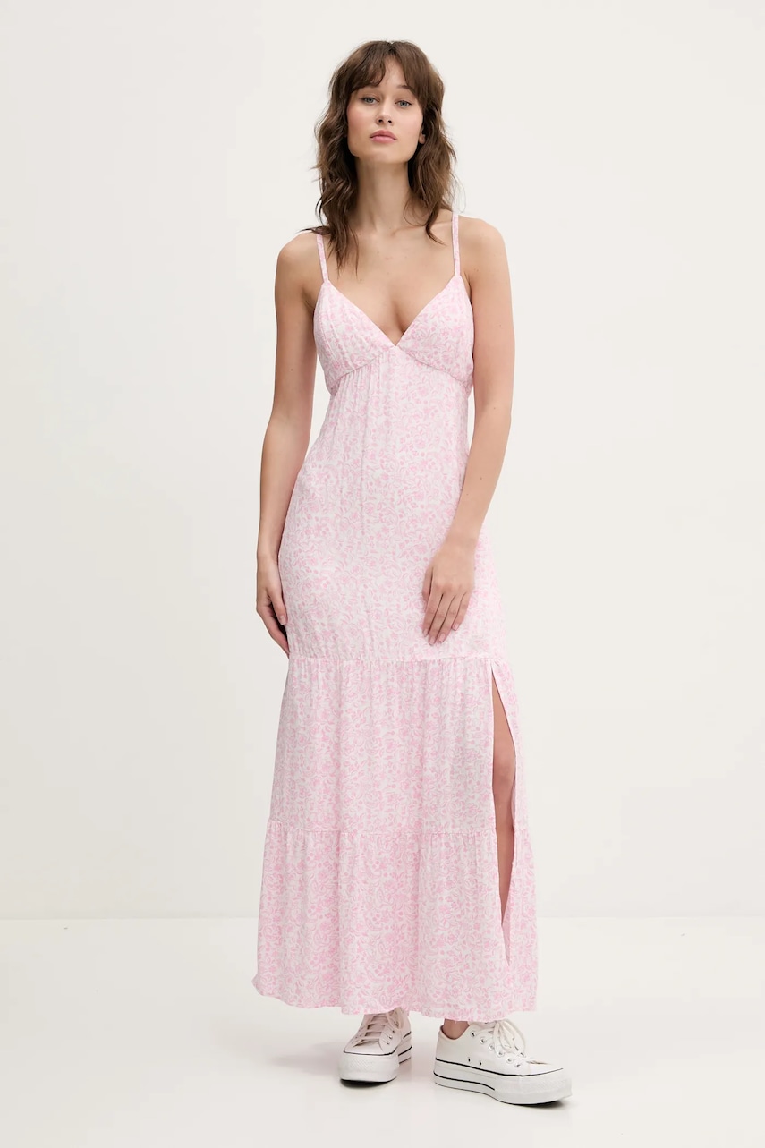 Hollister Co. rochie culoarea alb
