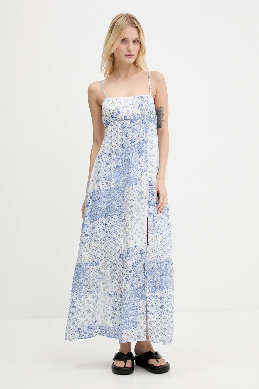 Hollister Co. rochie culoarea alb