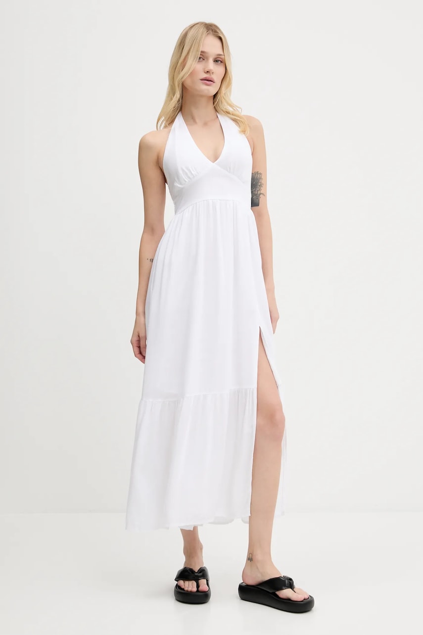 Hollister Co. rochie culoarea alb
