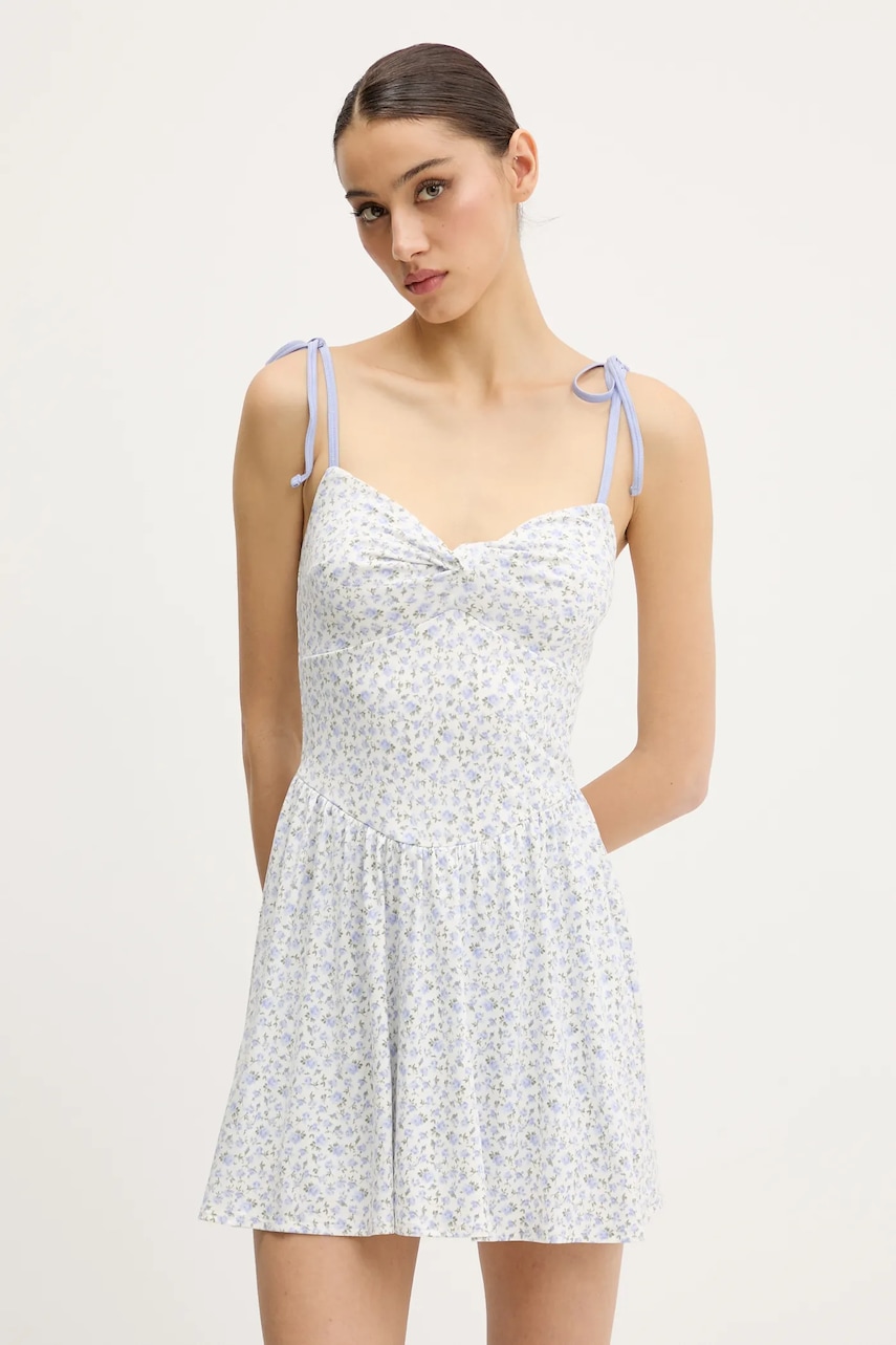Hollister Co. rochie culoarea alb