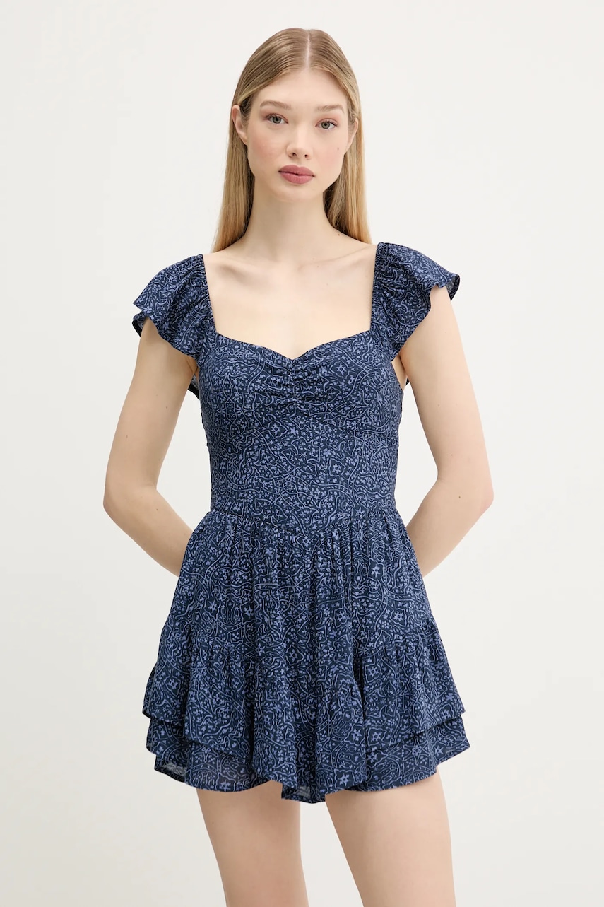 Hollister Co. rochie culoarea bleumarin