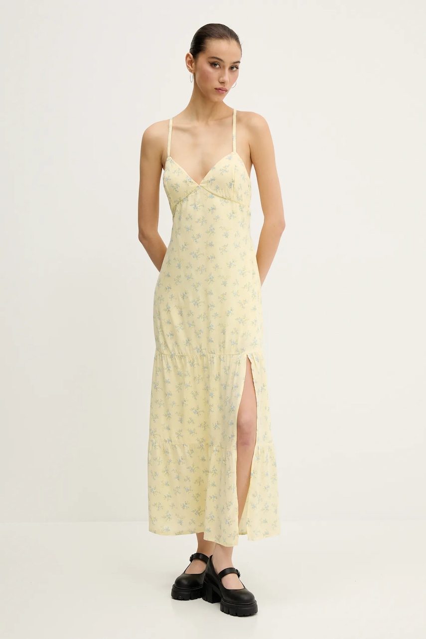 Hollister Co. rochie culoarea galben