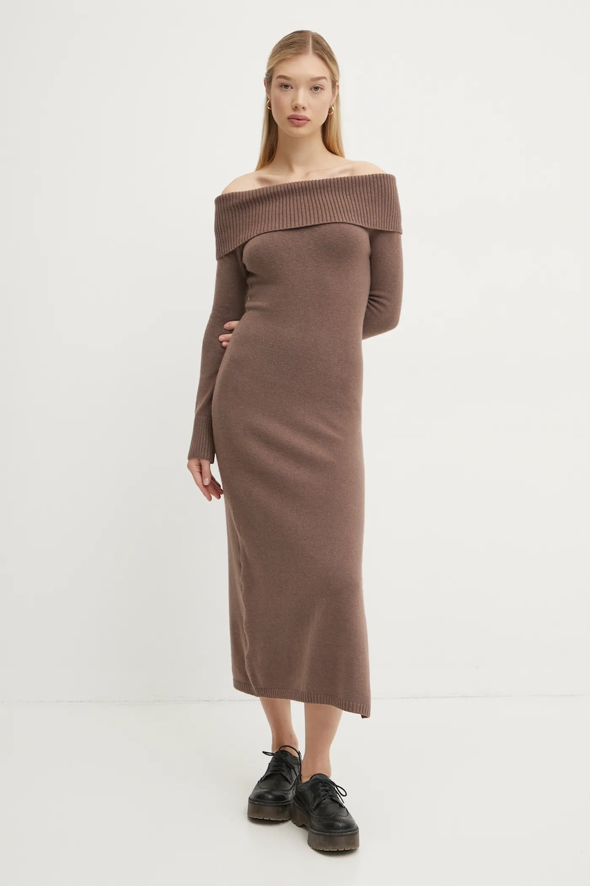 Hollister Co. rochie culoarea maro