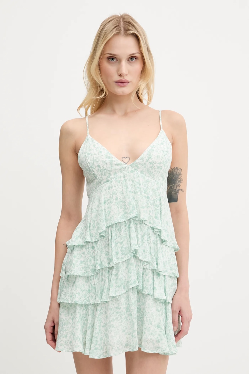 Hollister Co. rochie culoarea verde