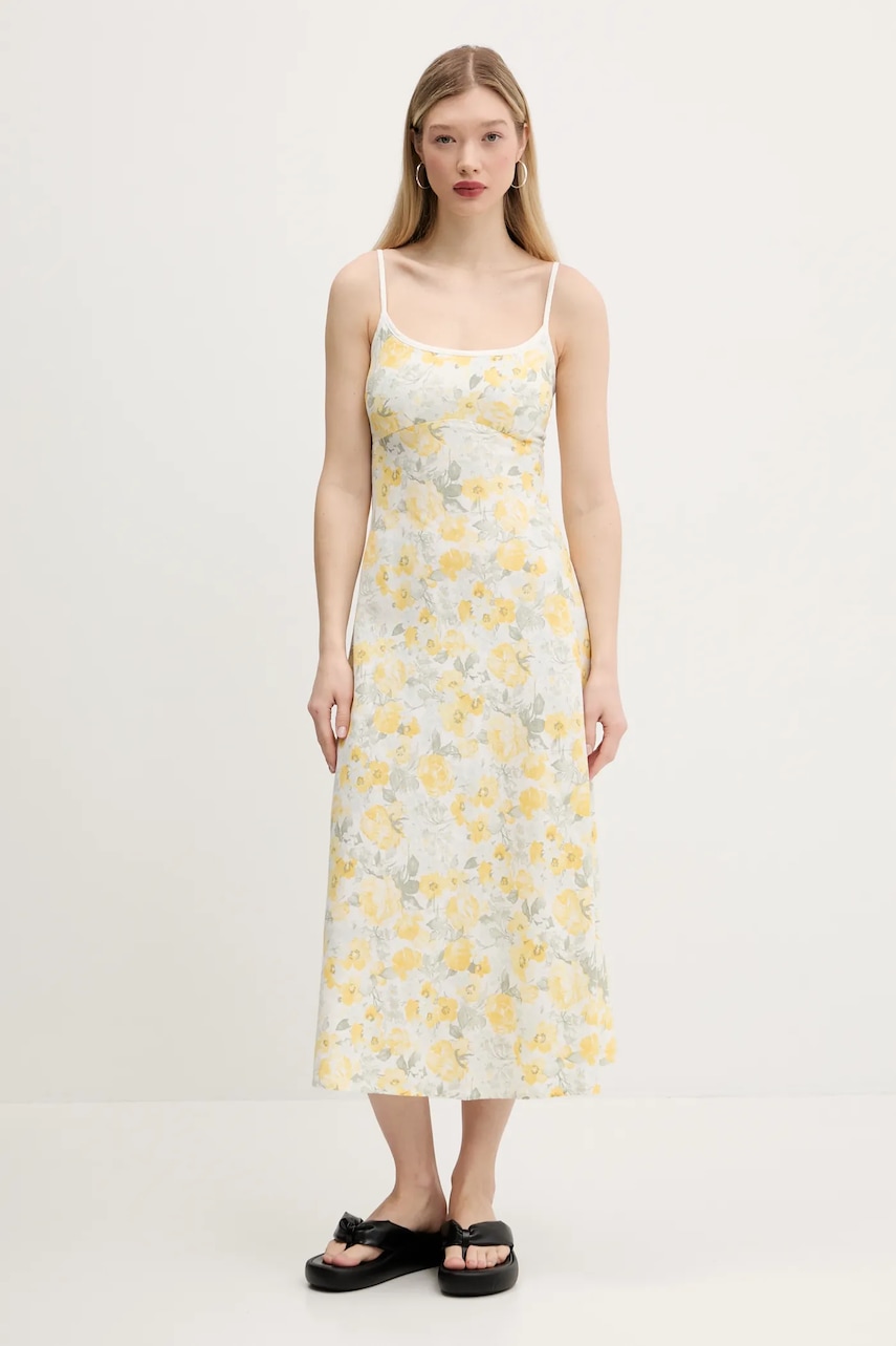 Hollister Co. rochie din in culoarea alb