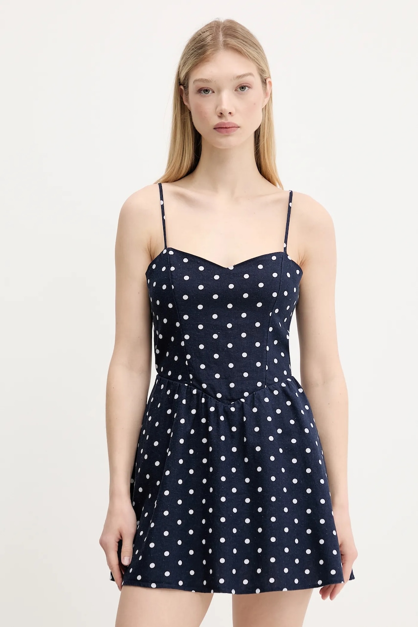 Hollister Co. rochie din in culoarea bleumarin
