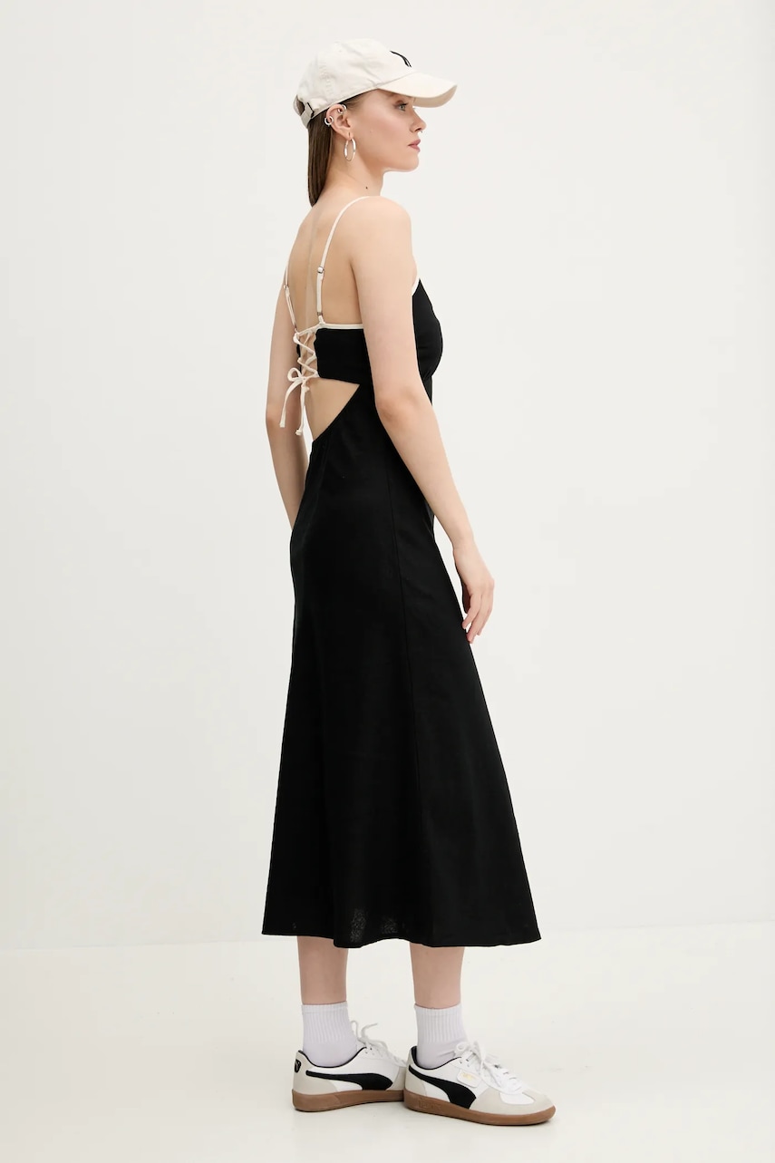 Hollister Co. rochie din in culoarea negru