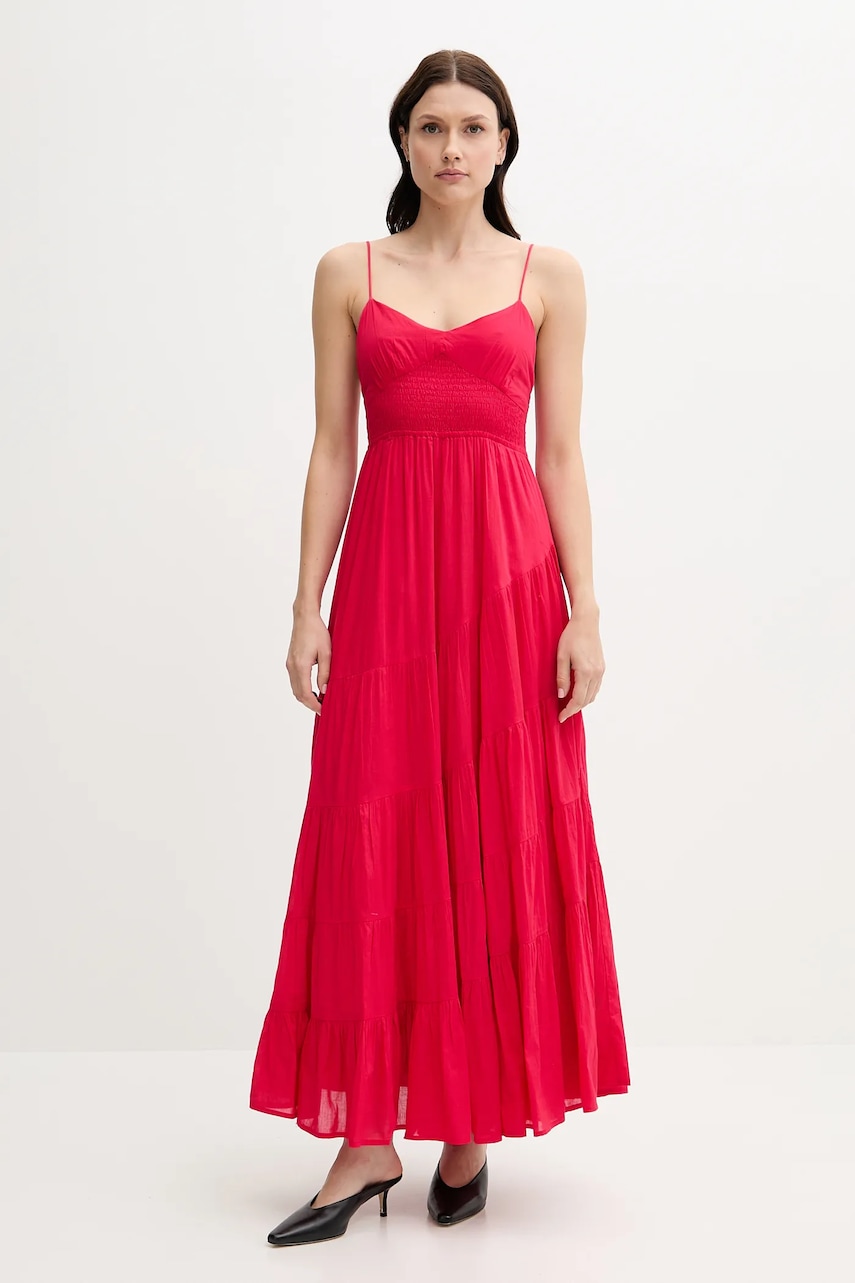 Hoss Intropia rochie din bumbac culoarea roz