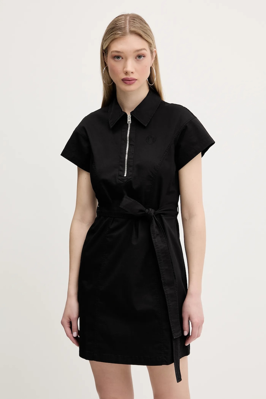 Hugo Blue rochie culoarea negru