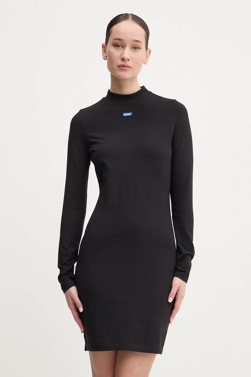 Hugo Blue rochie culoarea negru