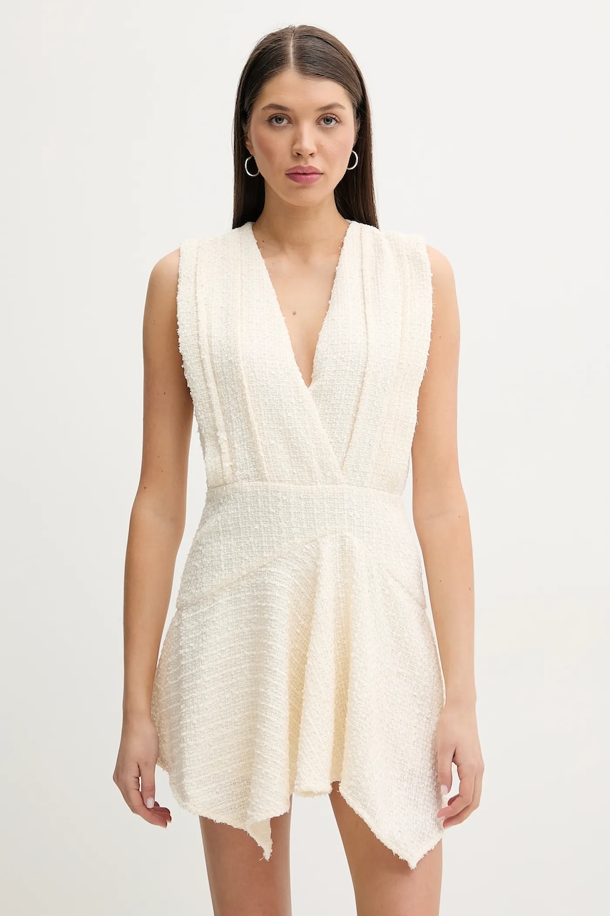 IRO rochie culoarea bej