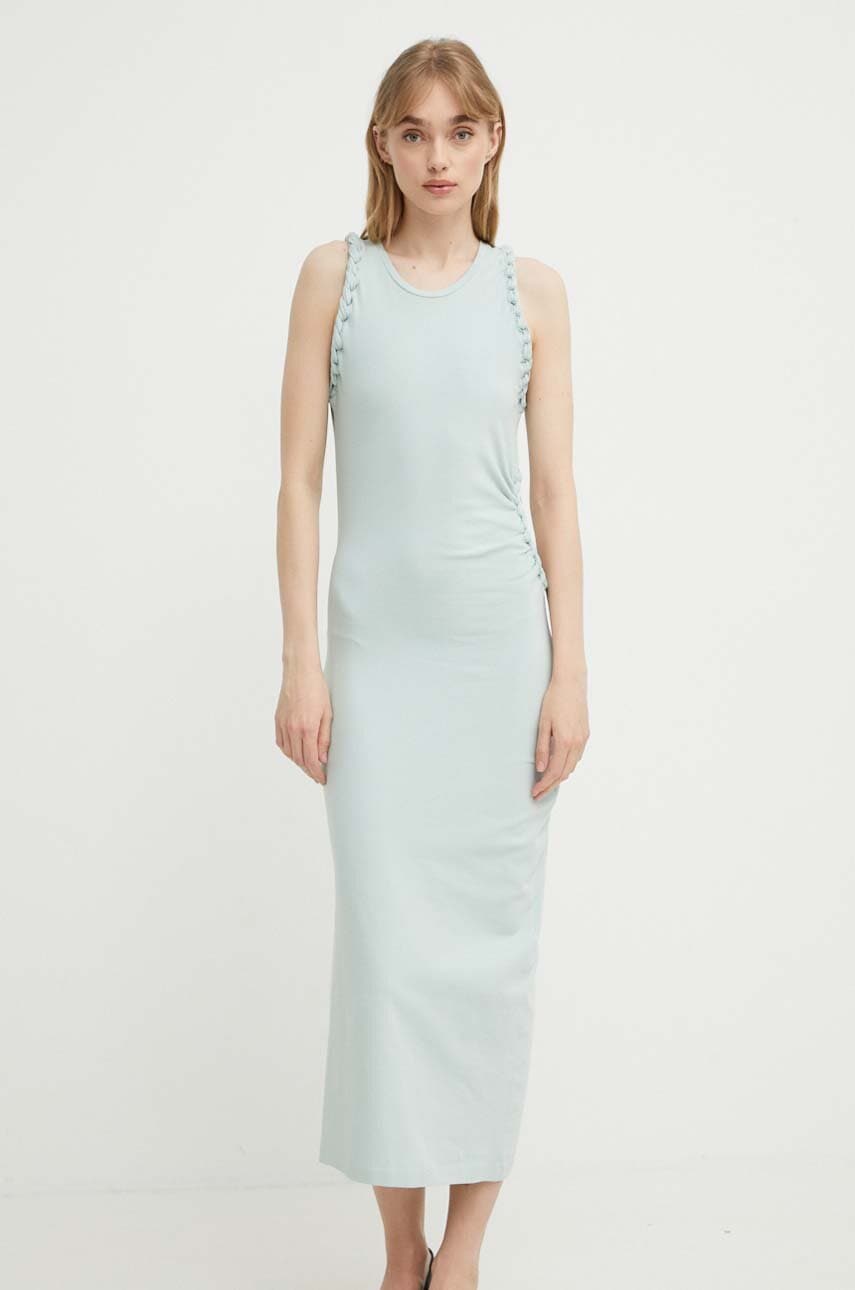 IRO rochie culoarea turcoaz