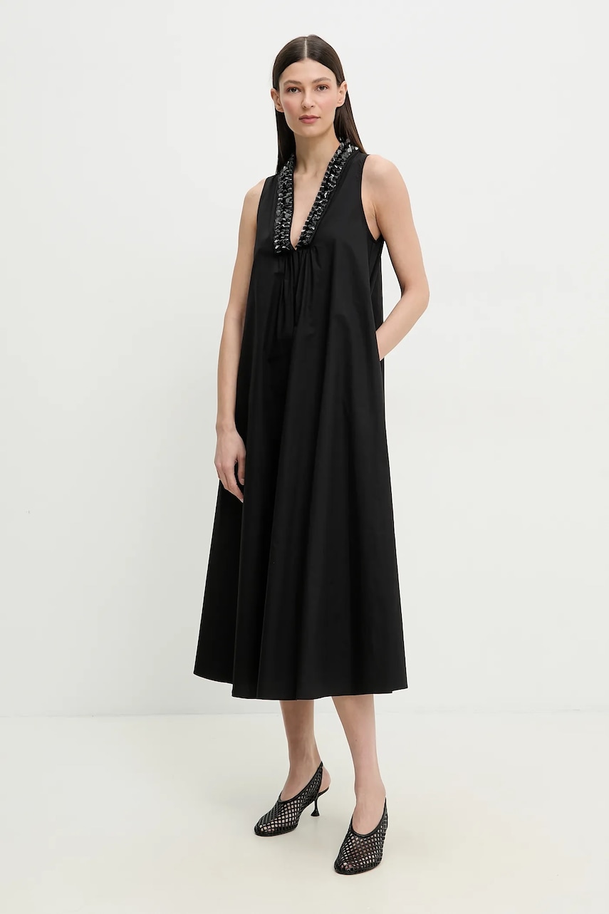 ISABELLE BLANCHE rochie culoarea negru