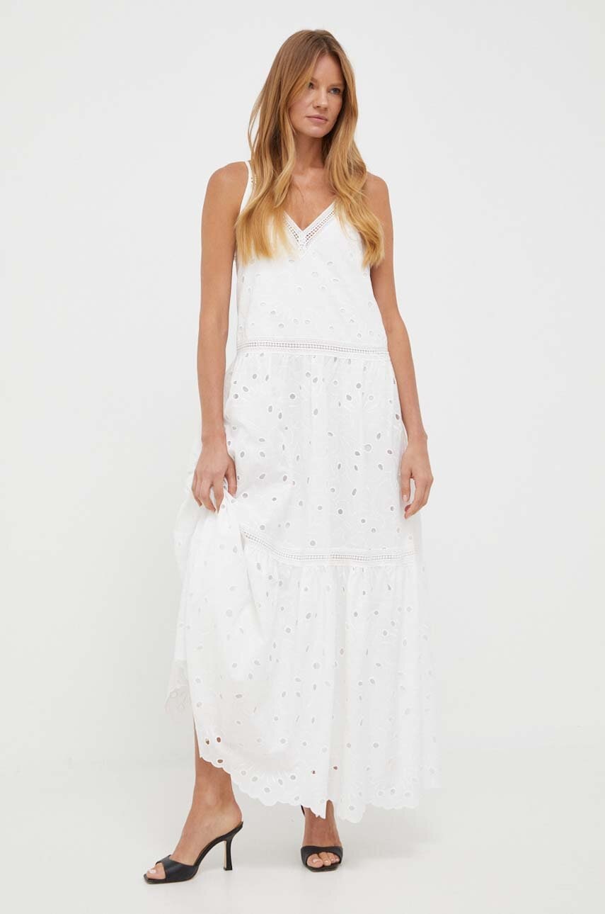 Ivy Oak rochie culoarea alb