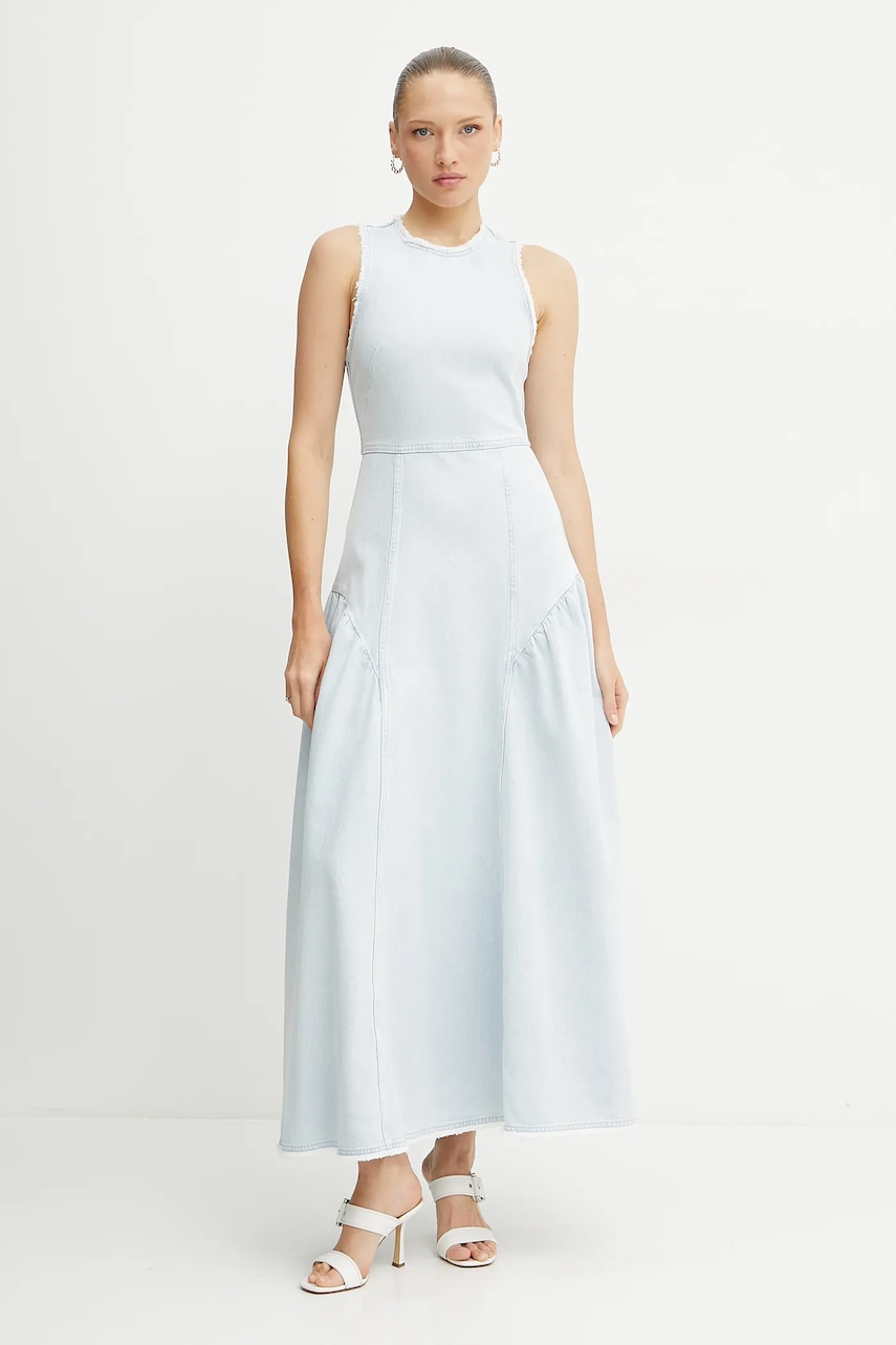 Ivy Oak rochie din denim MARCA ANN maxi