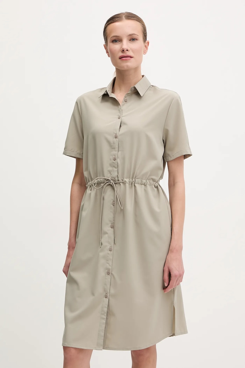 Jack Wolfskin rochie Waimea culoarea verde