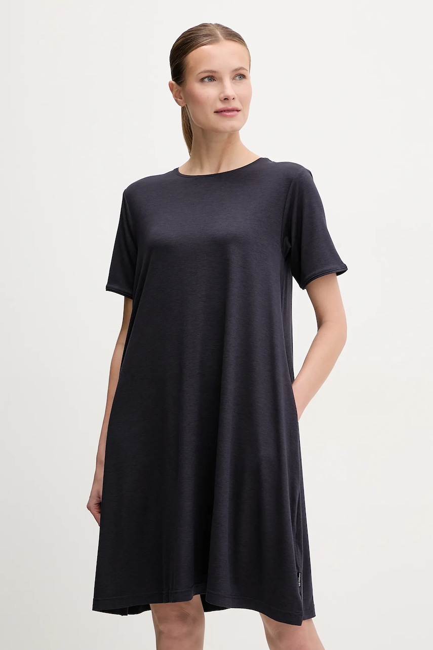 Jack Wolfskin rochie sport Travel culoarea portocaliu