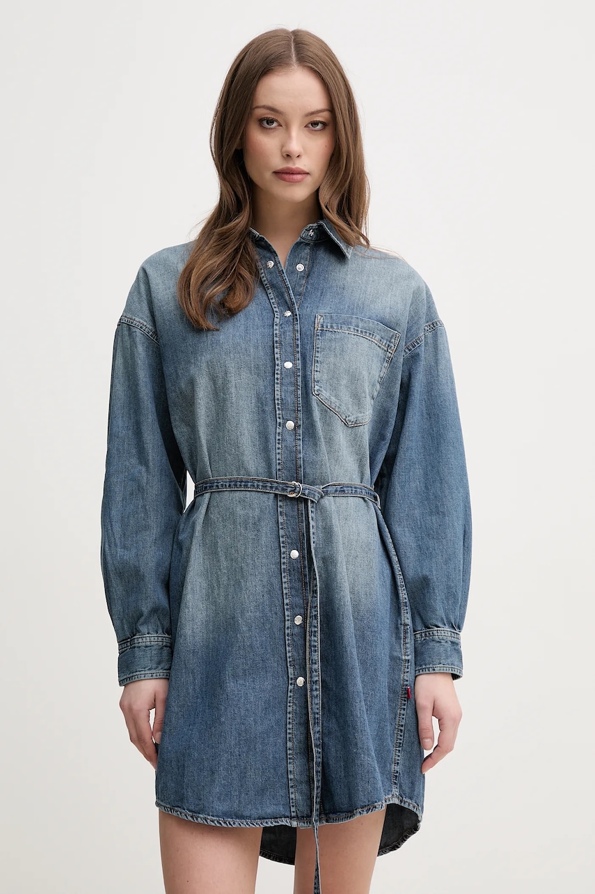 Joop! rochie din bumbac mini