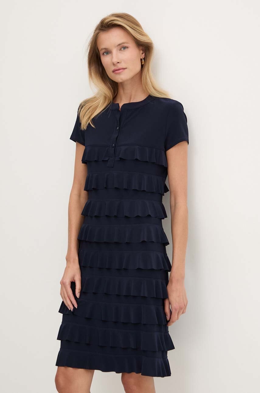 Joseph Ribkoff rochie culoarea bleumarin