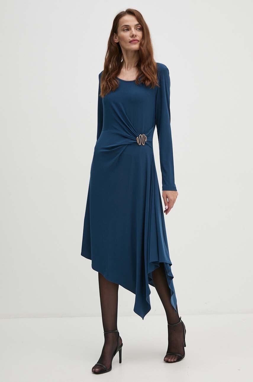 Joseph Ribkoff rochie culoarea bleumarin