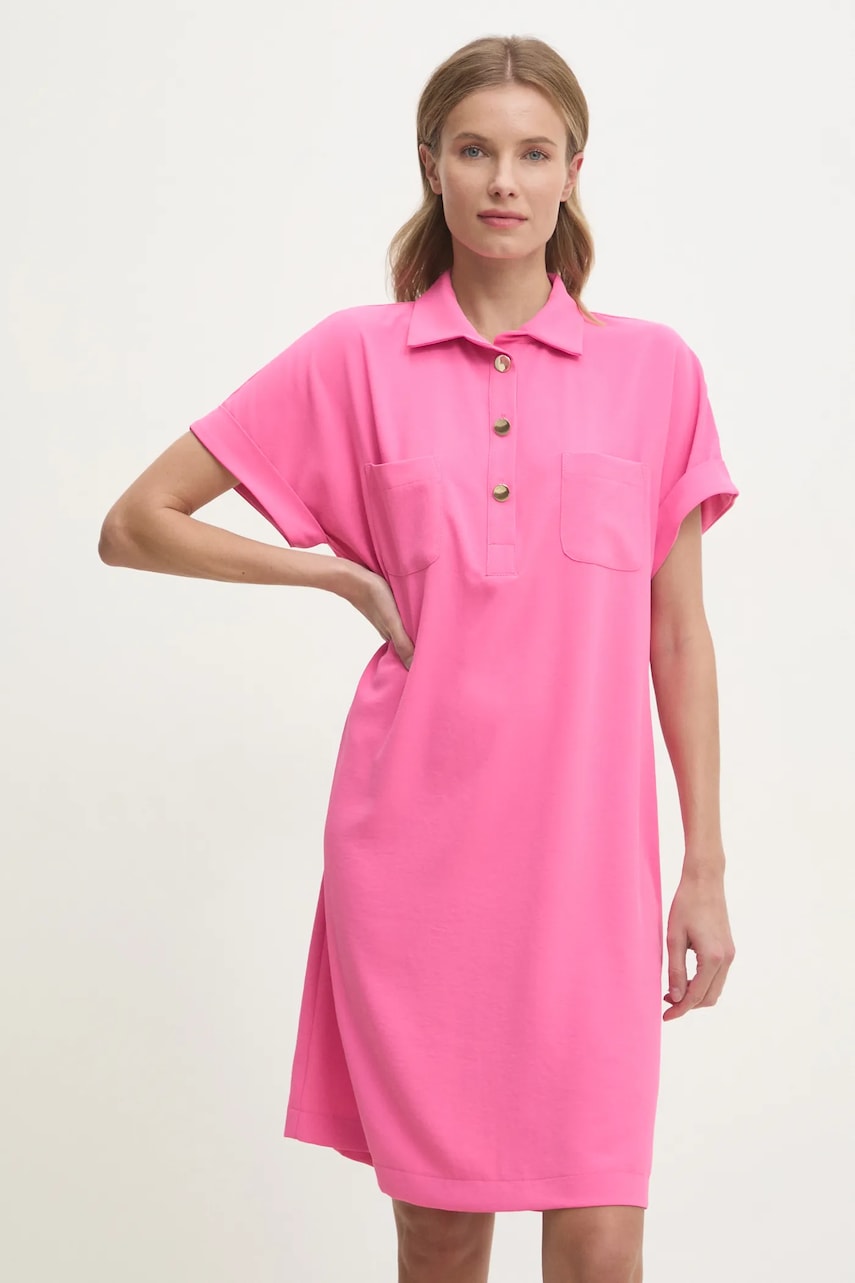 Joseph Ribkoff rochie culoarea roz