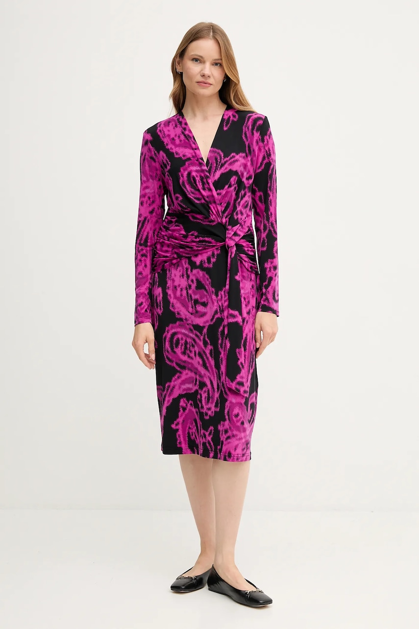 Joseph Ribkoff rochie culoarea violet