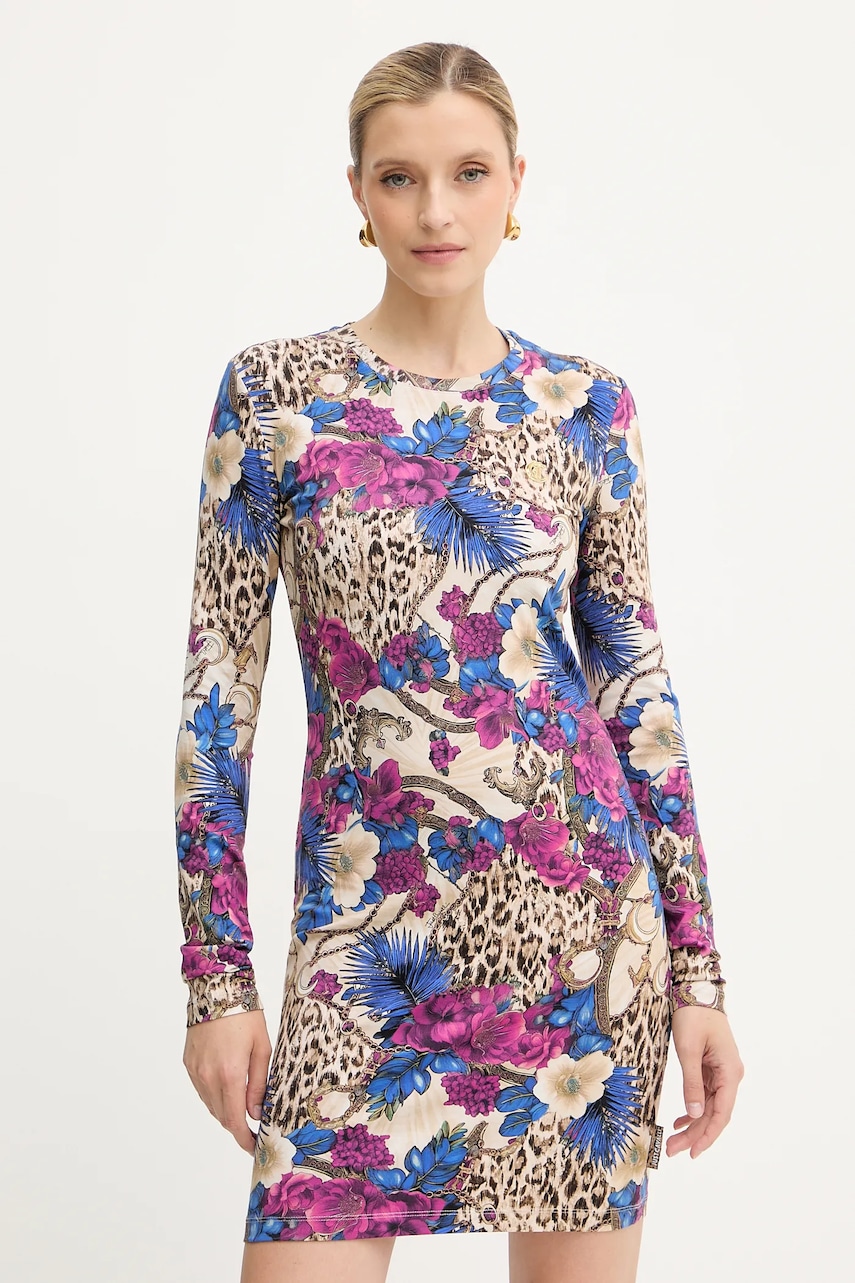 Just Cavalli rochie culoarea bej