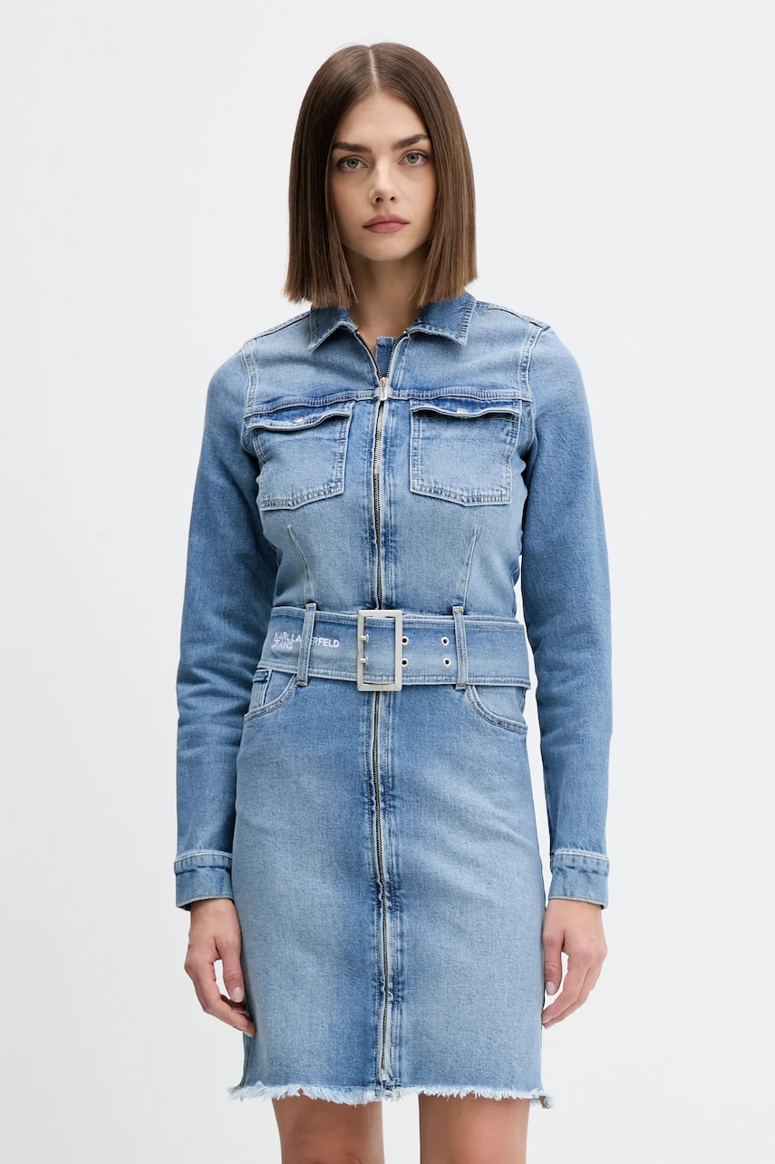 Karl Lagerfeld Jeans rochie jeans mini
