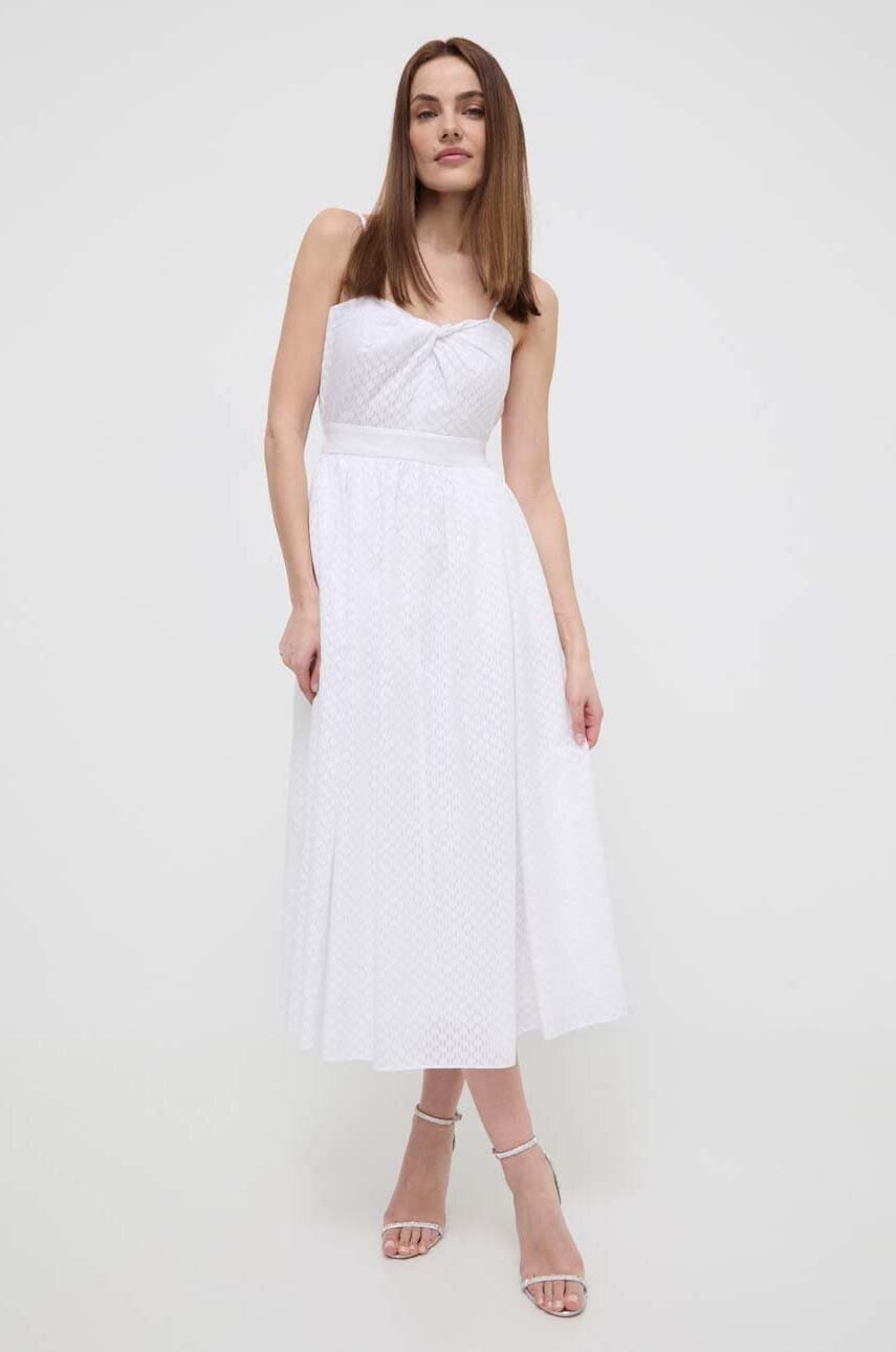 Karl Lagerfeld rochie culoarea alb