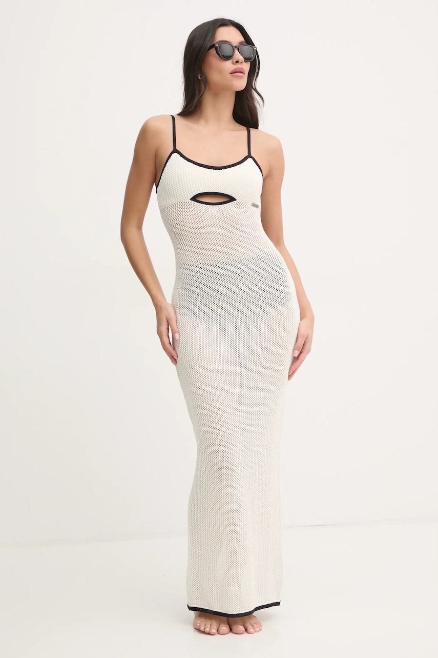 Karl Lagerfeld rochie culoarea bej