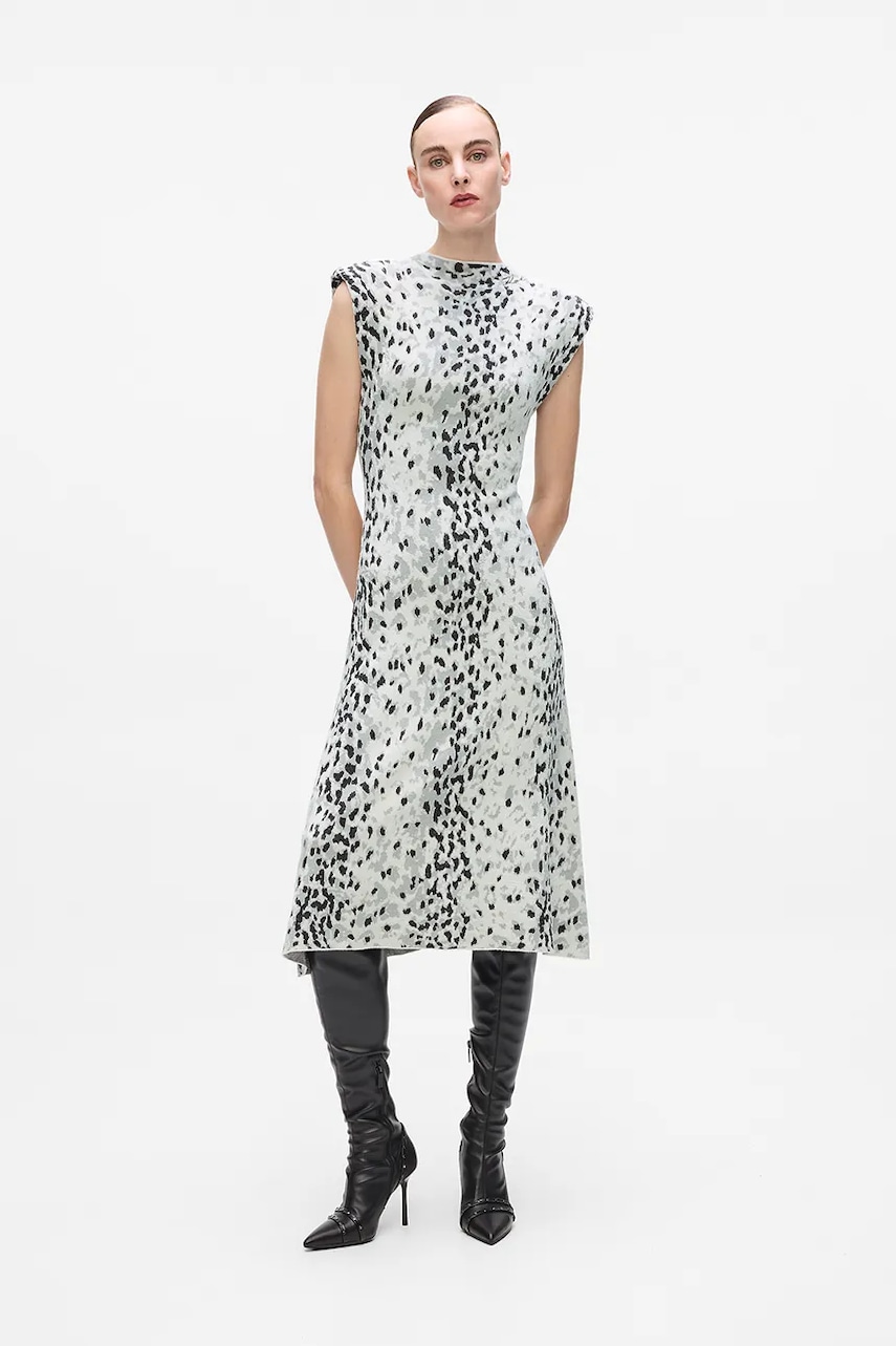 Karl Lagerfeld rochie culoarea bej