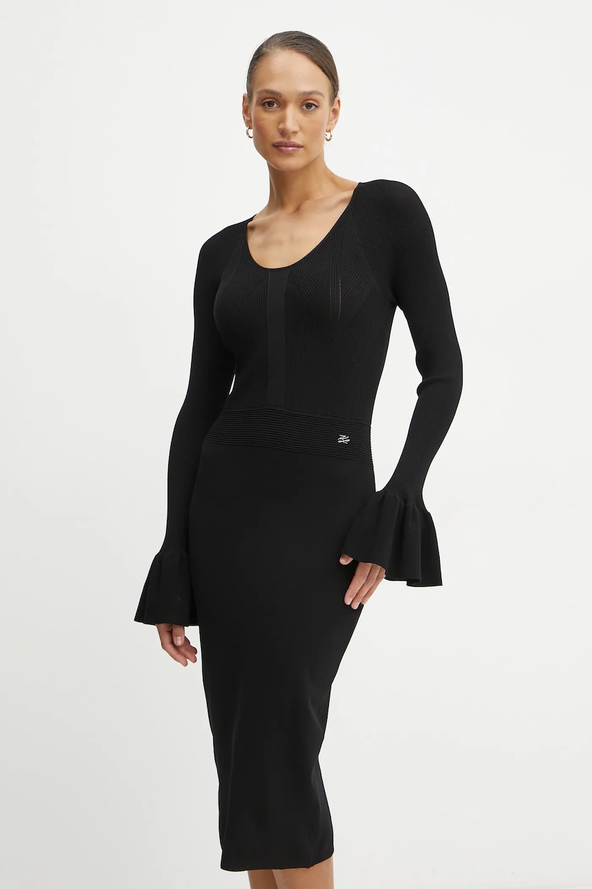 Karl Lagerfeld rochie culoarea negru