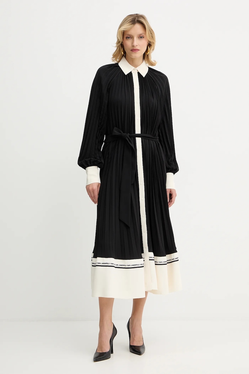 Karl Lagerfeld rochie culoarea negru