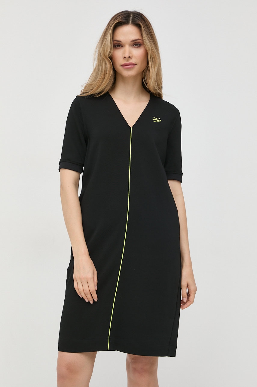 Karl Lagerfeld rochie culoarea negru