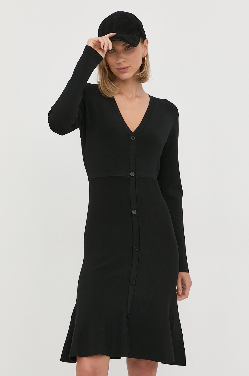 Karl Lagerfeld rochie culoarea negru