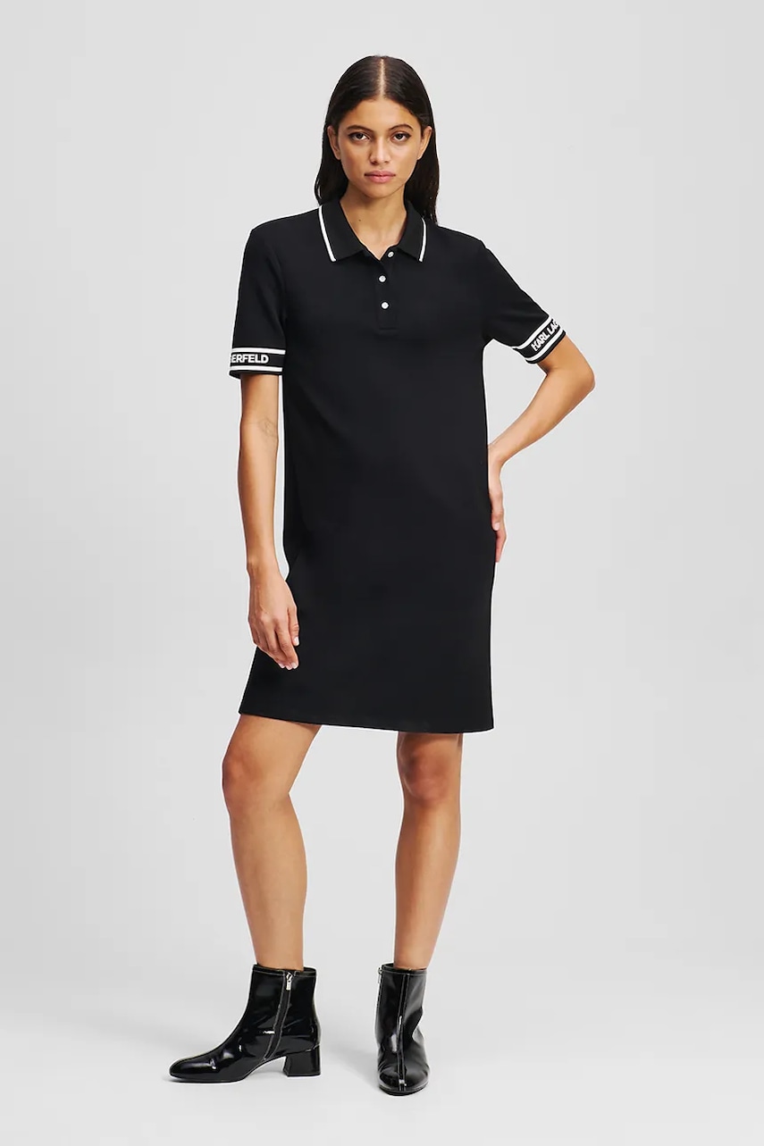 Karl Lagerfeld rochie culoarea negru