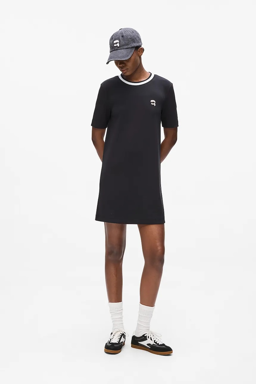 Karl Lagerfeld rochie culoarea negru