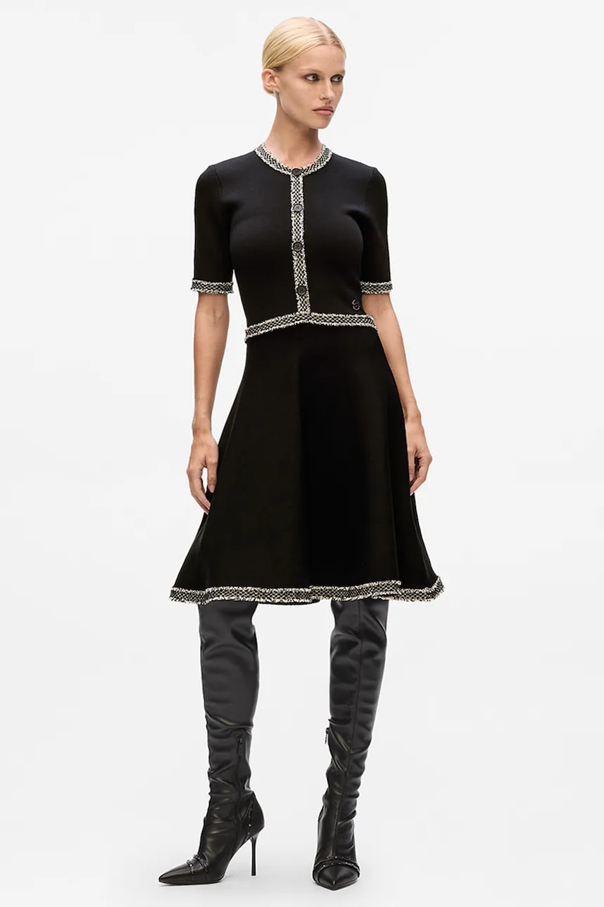 Karl Lagerfeld rochie culoarea negru