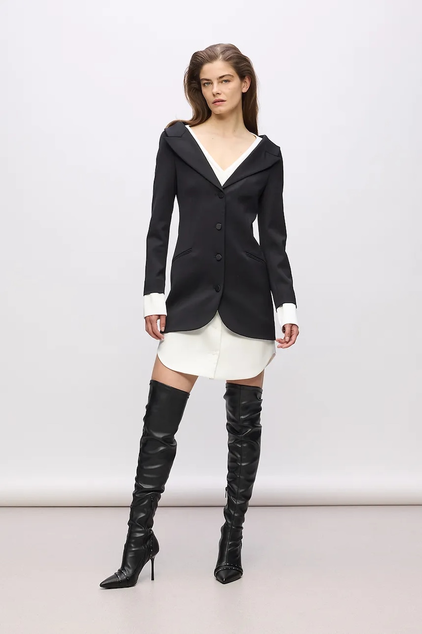 Karl Lagerfeld rochie culoarea negru