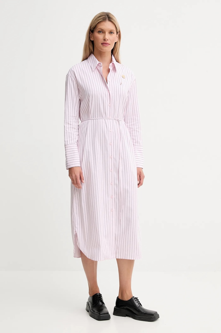Kenzo rochie din bumbac culoarea roz