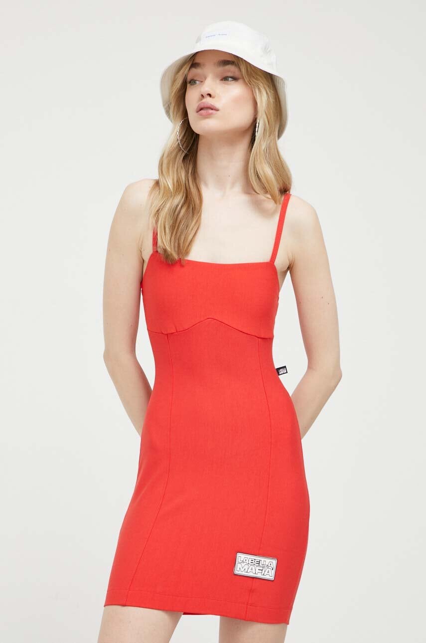 LaBellaMafia rochie culoarea rosu