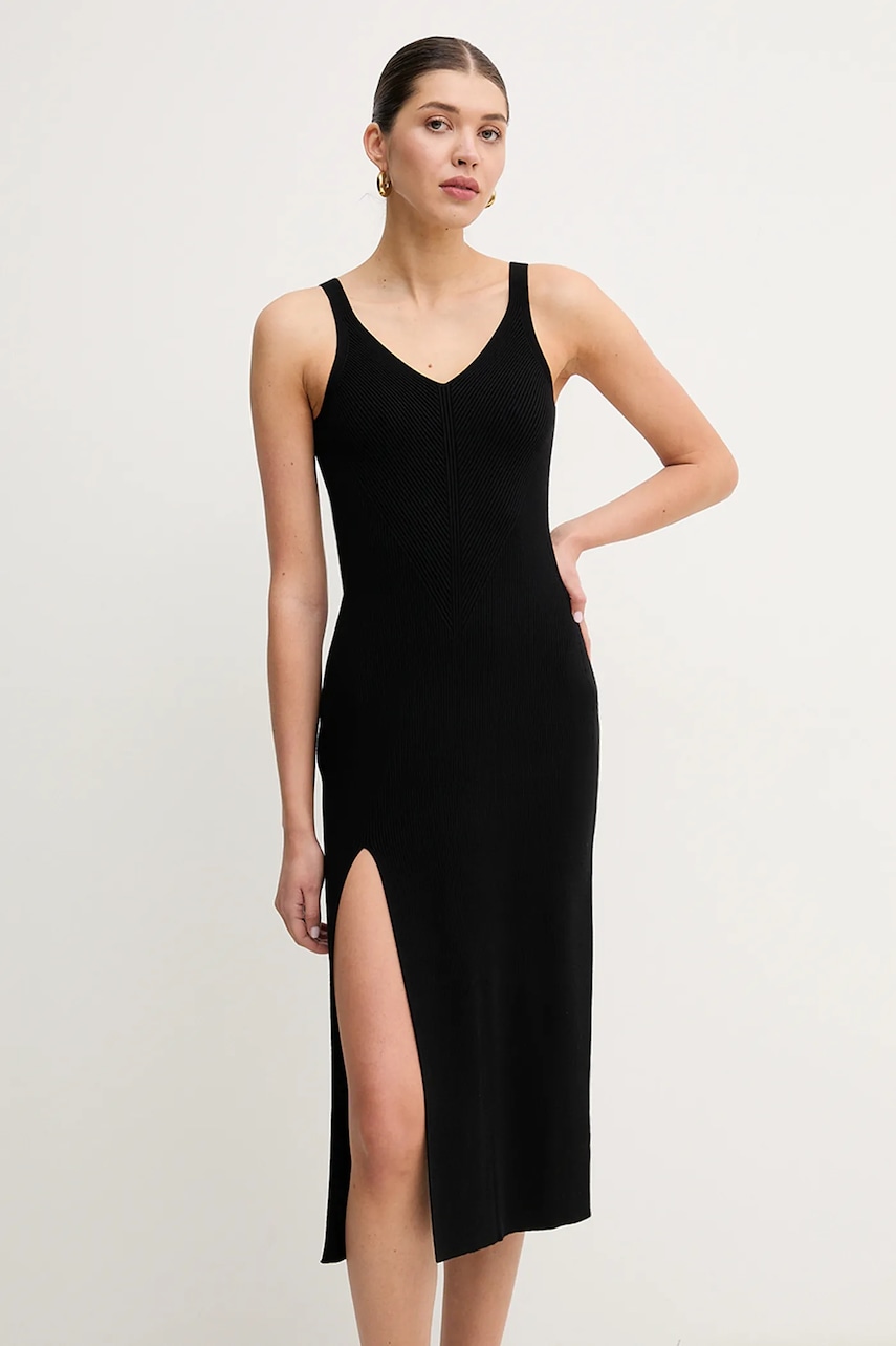 Lacoste rochie culoarea negru