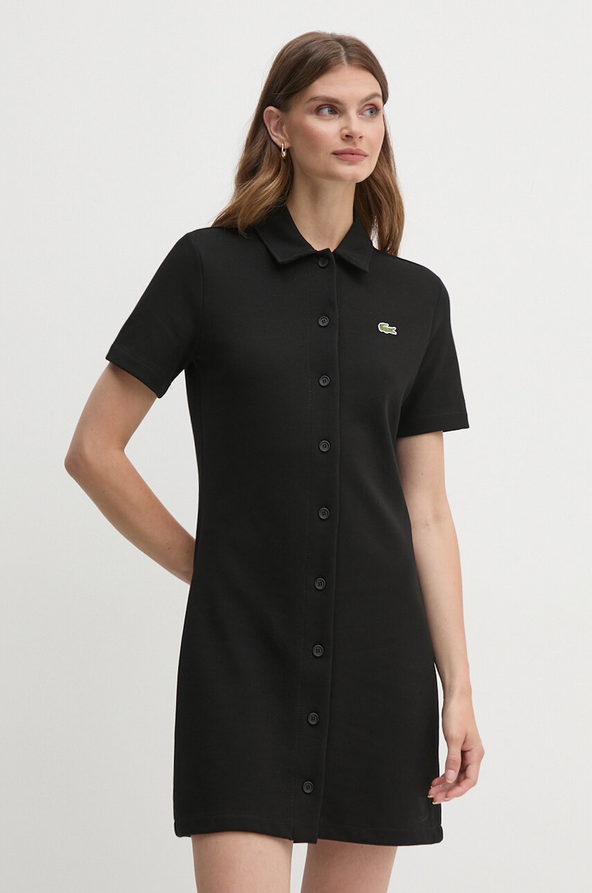 Lacoste rochie culoarea negru