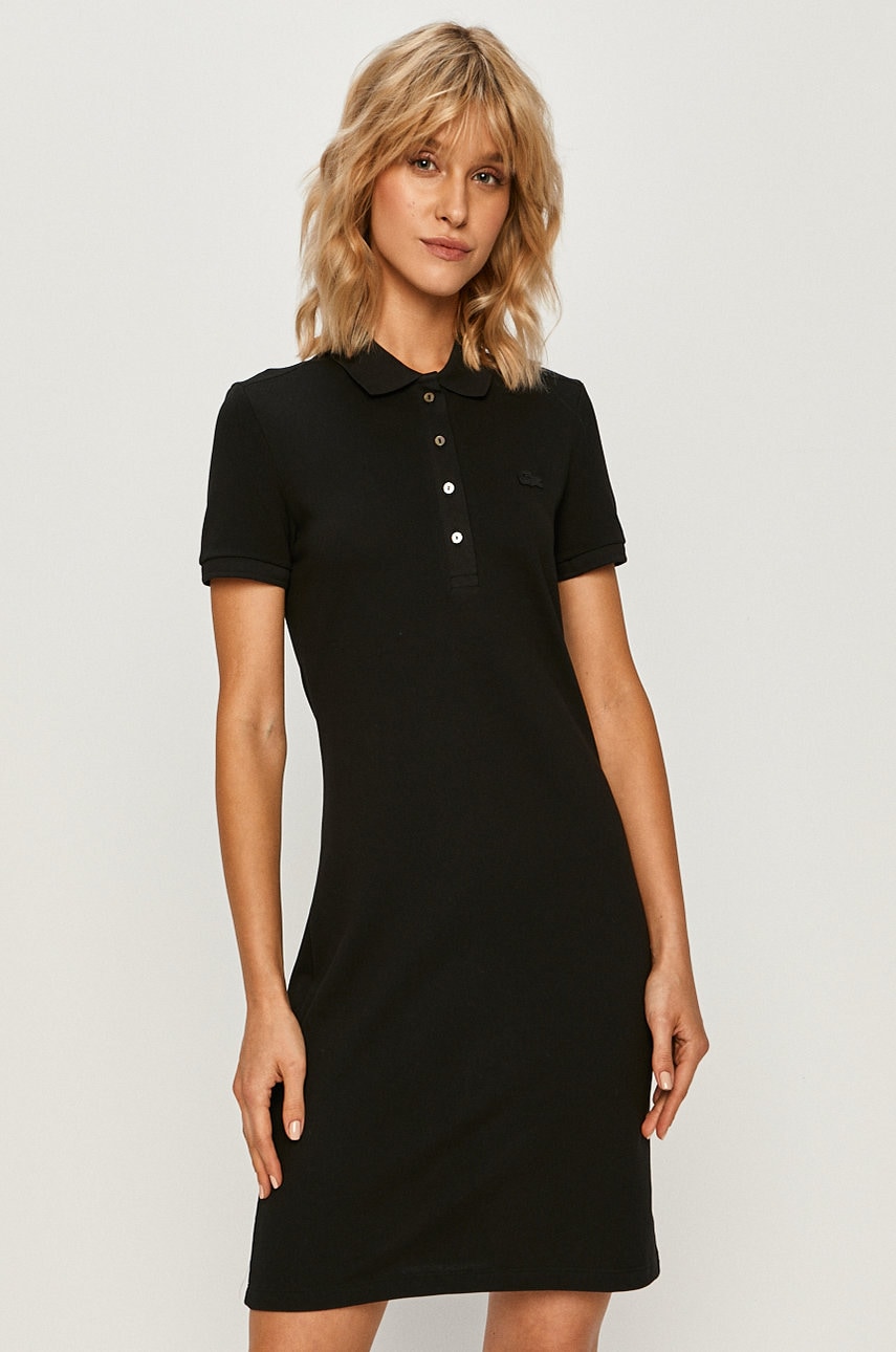 Lacoste rochie culoarea negru