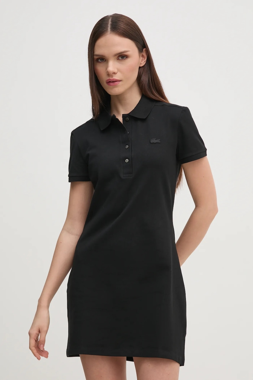 Lacoste rochie culoarea negru